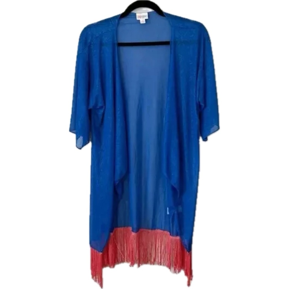 LuLaRoe Sheer Fringe Cover Up